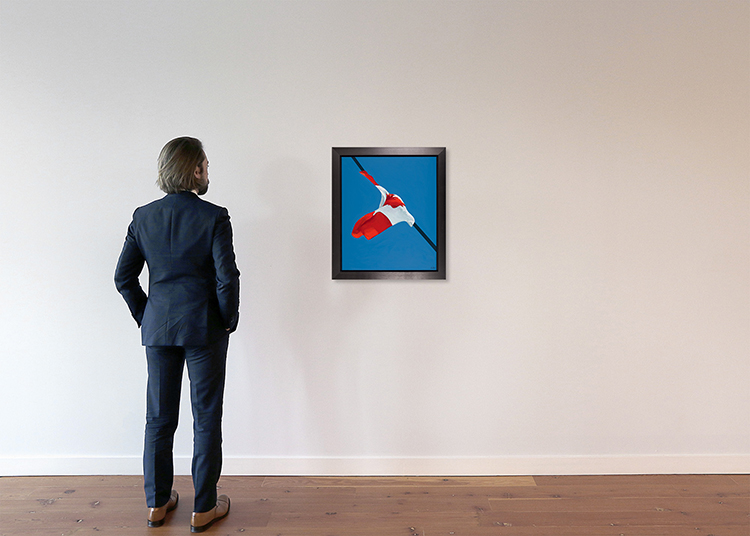 Flag by Charles Pachter