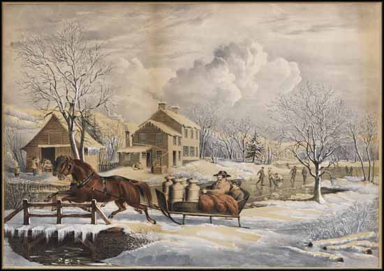 Four Works: American Farm Scenes by  Currier & Ives, Publishers
