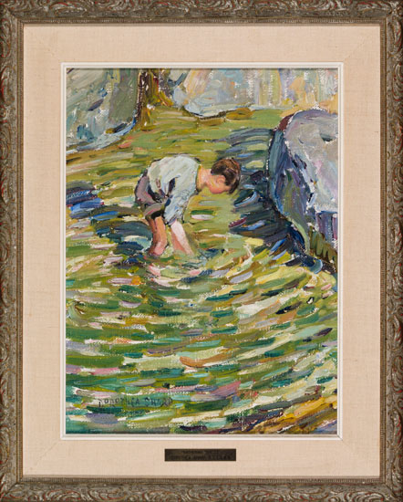 Gathering Shells and Lobster Catching by Dorothea Sharp