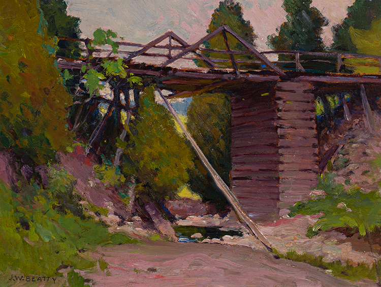 Old Bridge, Port Hope par John William (J.W.) Beatty