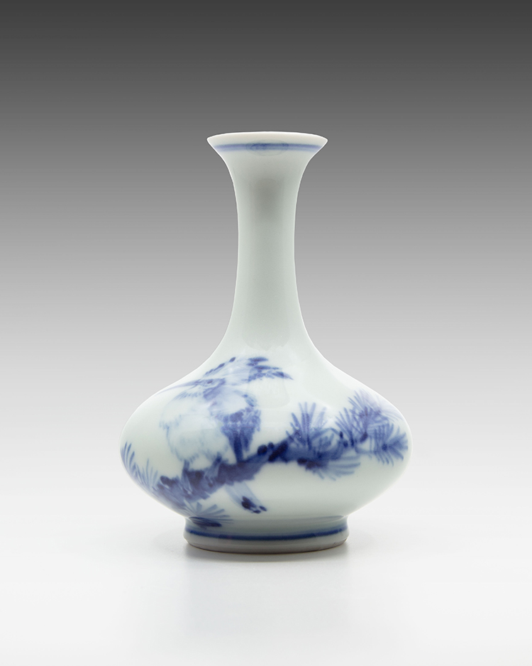 A Chinese Blue and White Bottle Vase, Style of Wang Bu, Guangxu Mark, Republican Period, 2nd Quarter 20th Century by  Chinese Art