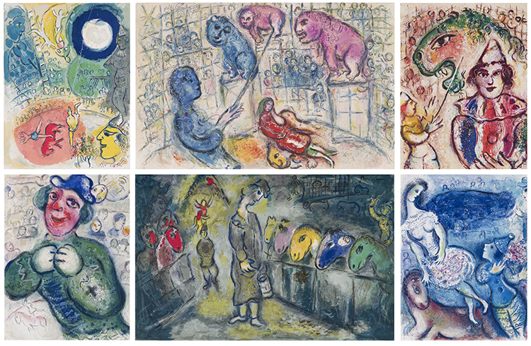 Cirque by Marc Chagall