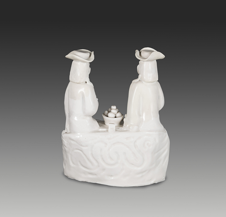 A Chinese Export Blanc-de-Chine Figural Group, 18th Century by  Chinese Art