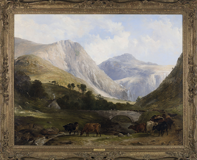 In the Highlands by Thomas Sidney Cooper and Frederick Richard Lee