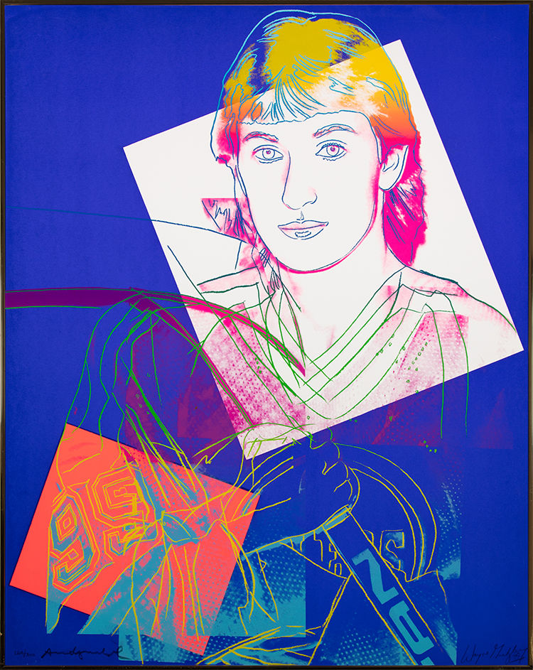 Wayne Gretzky #99 (F.&S.II.306) par Andy Warhol