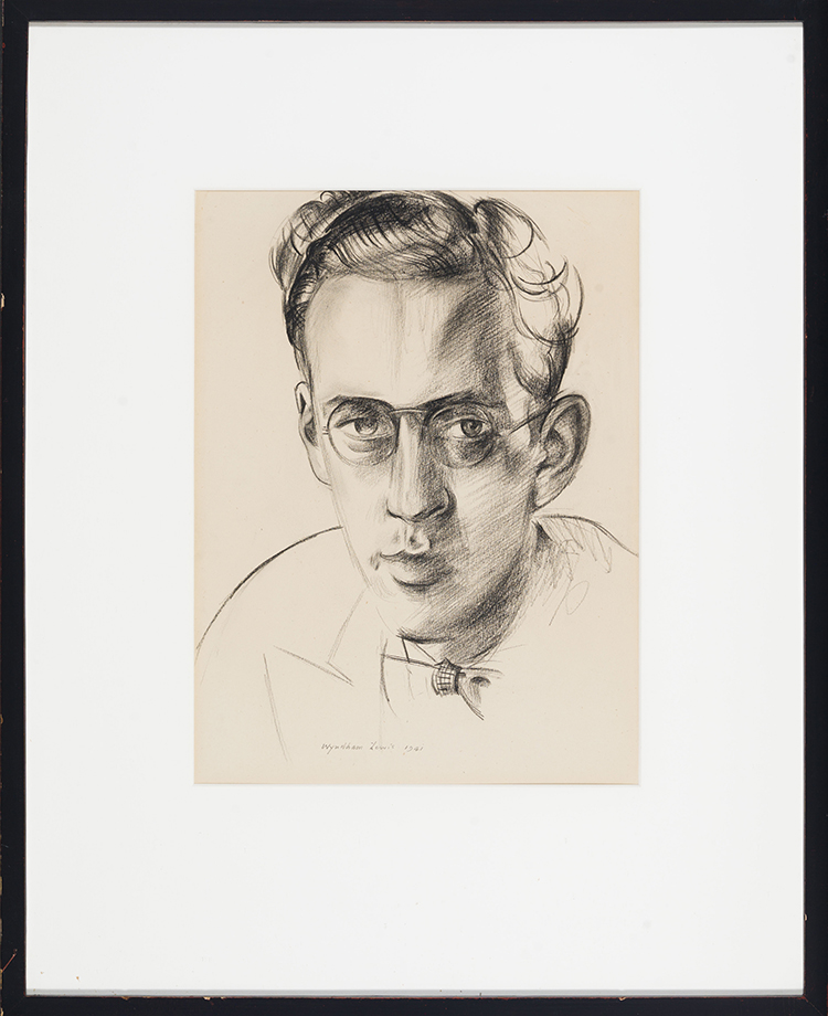 Portrait of Douglas LePan by Percy Wyndham Lewis