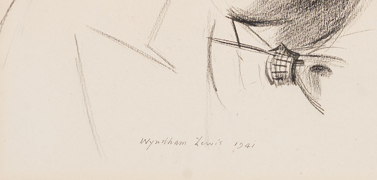 Portrait of Douglas LePan par Percy Wyndham Lewis