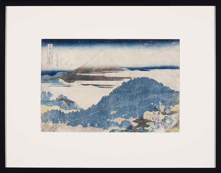Cushion Pine at Aoyama par Katsushika Hokusai