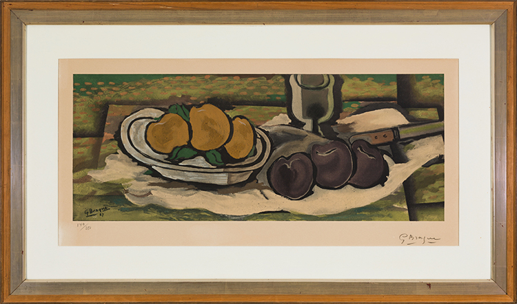 Nature morte aux fruits by After Georges Braque
