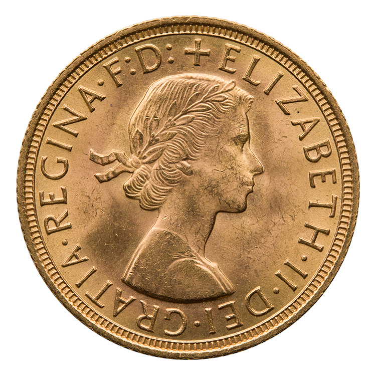 Elizabeth II Gold Sovereign 1959, London Mint par  United Kingdom