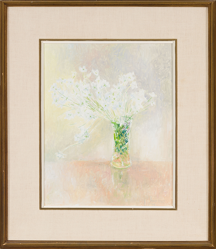 Crystal Vase with Daisies by Mary Frances Pratt