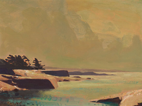 Rocky Shore "Wa-Wa-Taysee," Georgian Bay par Charles Fraser Comfort