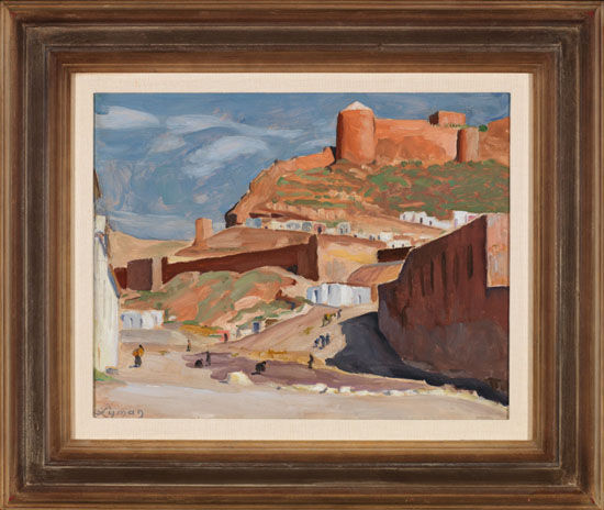 The Alcazaba, Almeria, Spain by John Goodwin Lyman