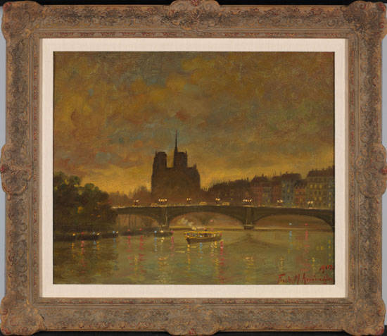 Pont Royal, Paris by Franklin Milton Armington