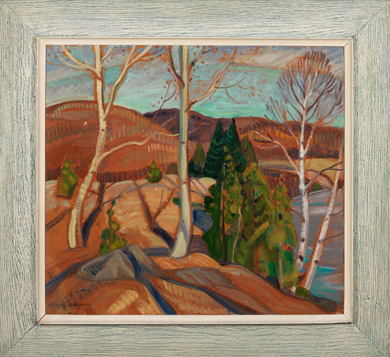 Laurentian Landscape / Laurentian Landscape, Winter (verso) par Anne Douglas Savage