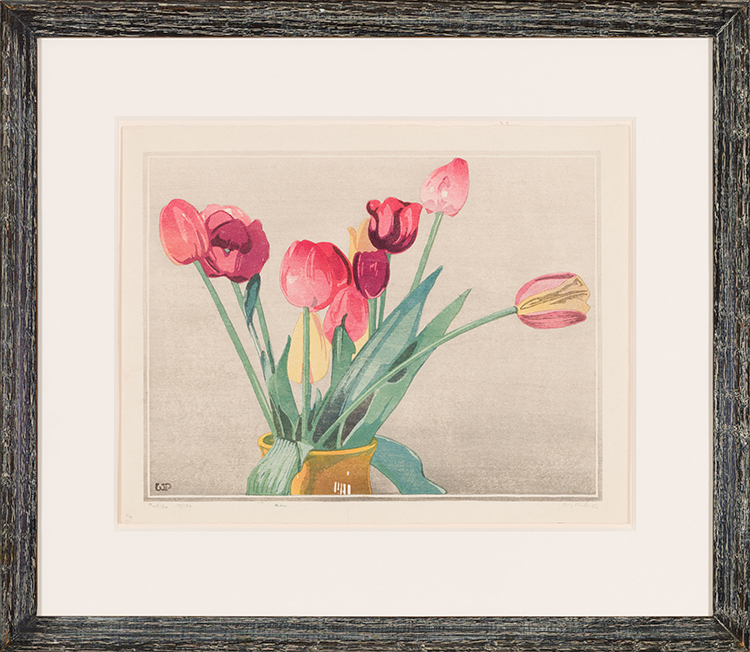 Tulips par Walter Joseph (W.J.) Phillips