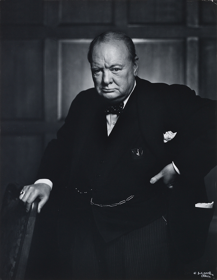 Winston Churchill par Yousuf Karsh