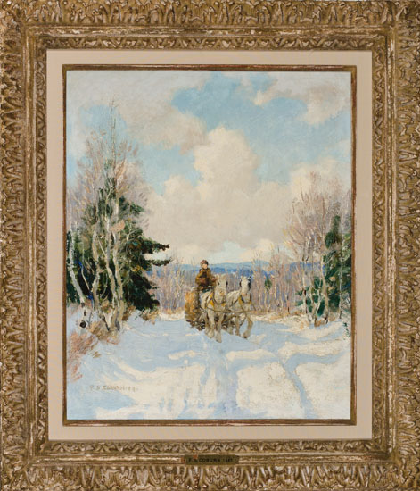 Sleigh in Winter par Frederick Simpson Coburn