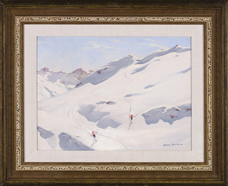 Skiers par John Eric Benson Riordon