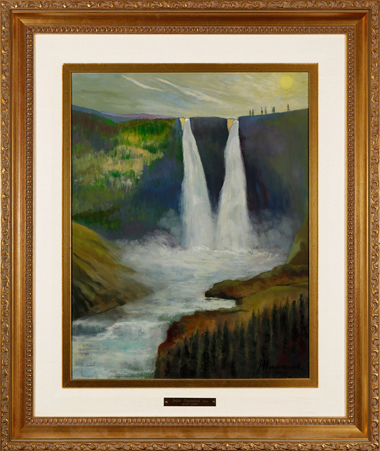 Twin Falls, Yoho Valley, Canadian Rockies par John A. Hammond