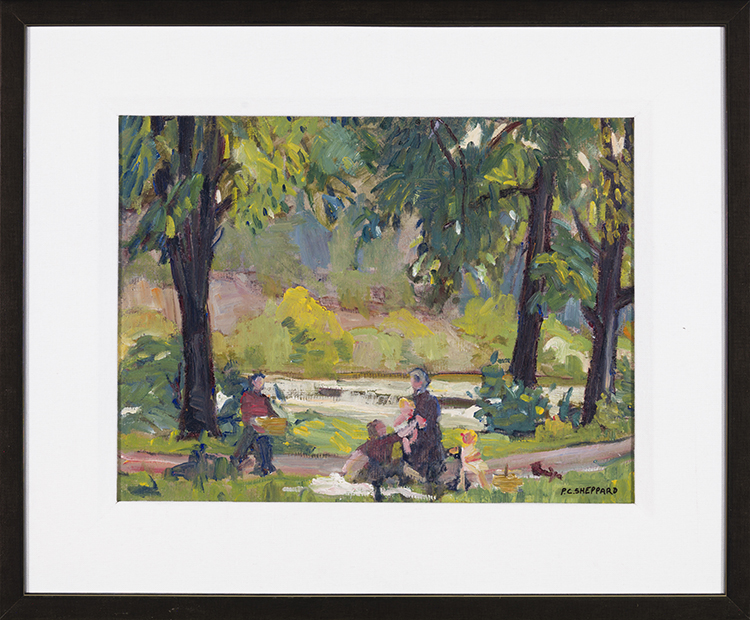 Picnic in a Park by Peter Clapham Sheppard
