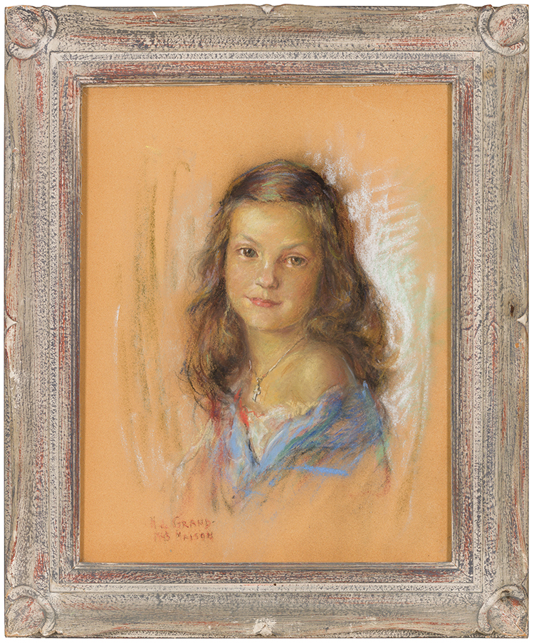 Portrait of a Young Girl par Nicholas de Grandmaison