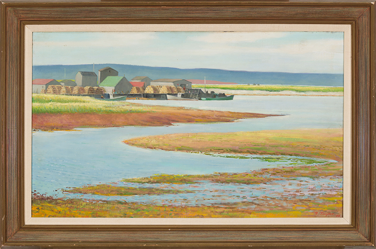 Low Tide at Gabarus: Cape Breton Island, N.S. by Frederick Bourchier Taylor