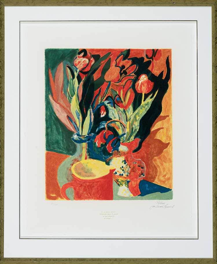 Les tulipes by Alfred Pellan
