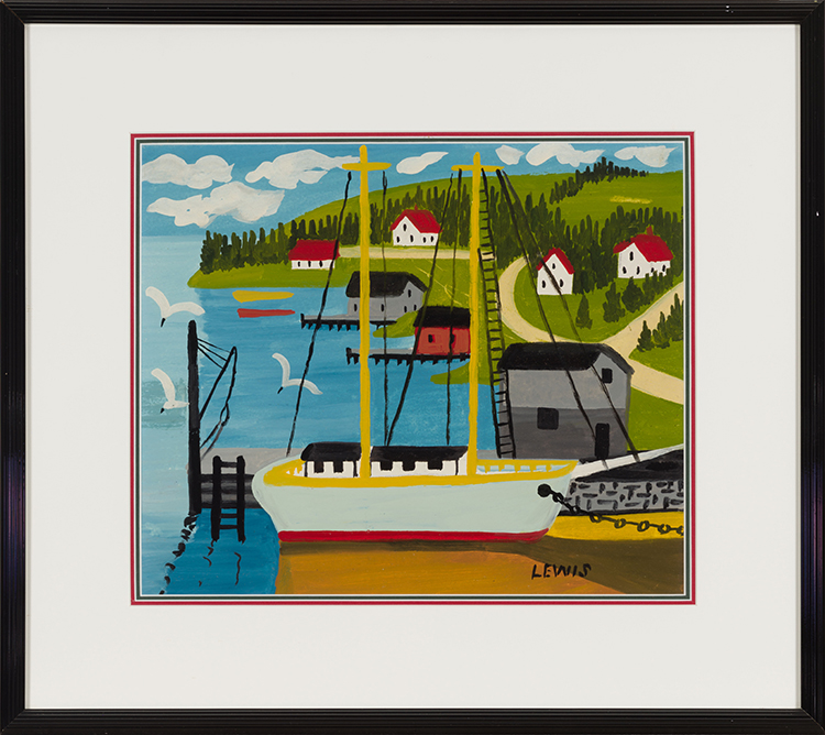 Harbour Scene by Maud Lewis