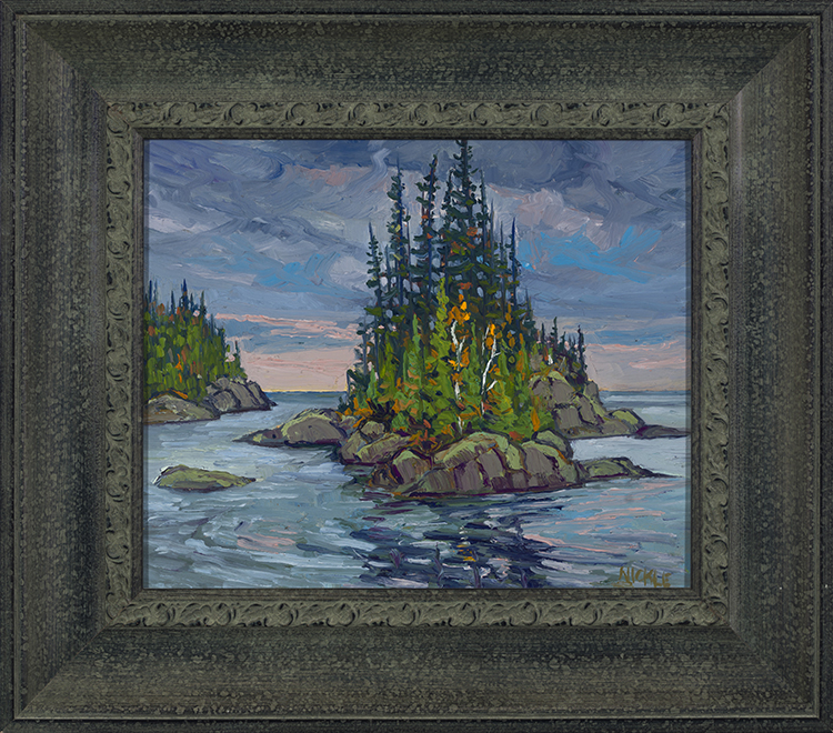 Island Michipicoten Harbour, Lake Superior by Lawrence Nickle