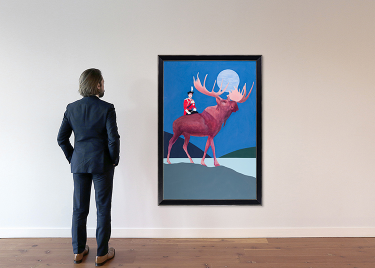 Lunar Majestic by Charles Pachter