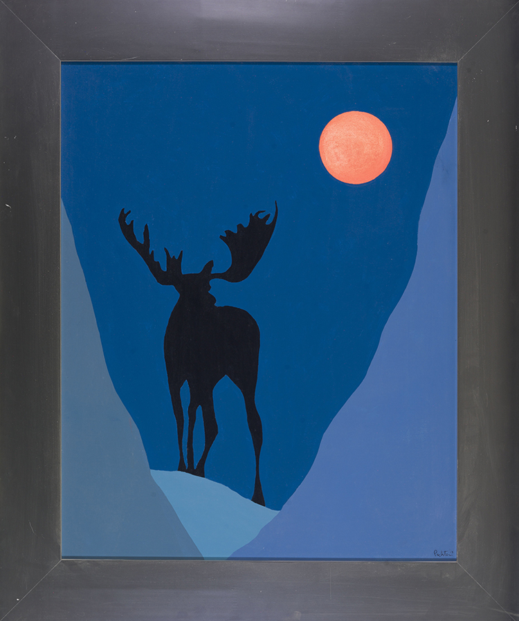 Moose Lunar II par Charles Pachter