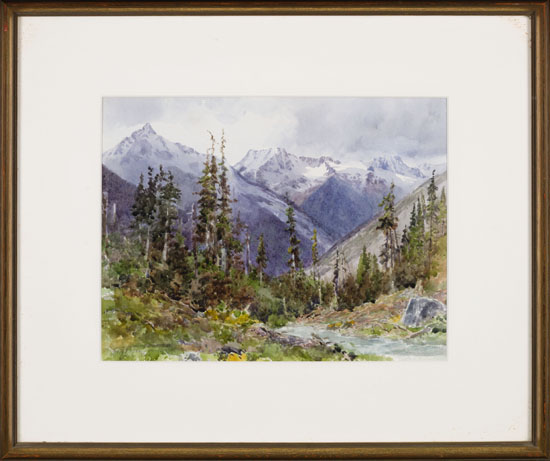 Rocky Mountain Scene by Frederic Marlett Bell-Smith