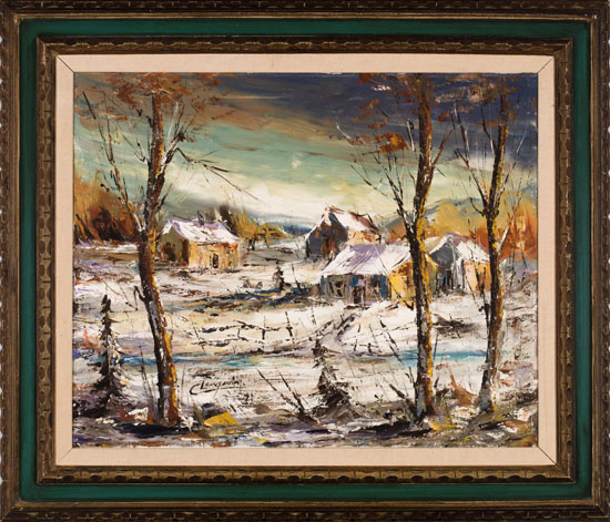 Winter Landscape by Claude Langevin