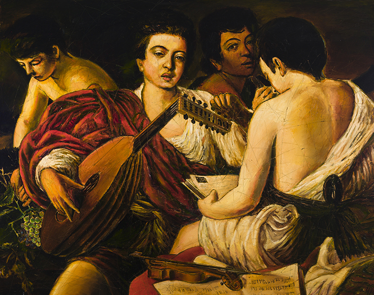 After Caravaggio "The Musicians" par David Bierk