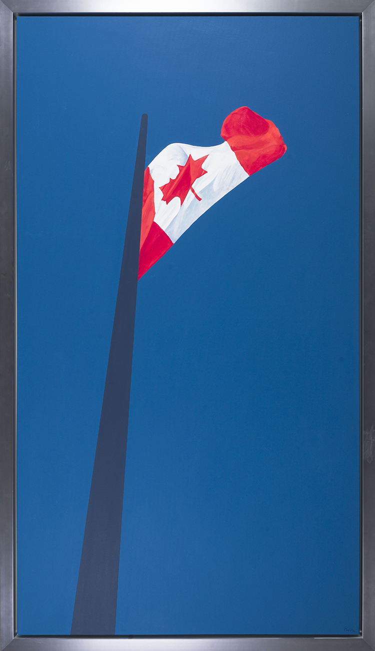 Painted Flag by Charles Pachter
