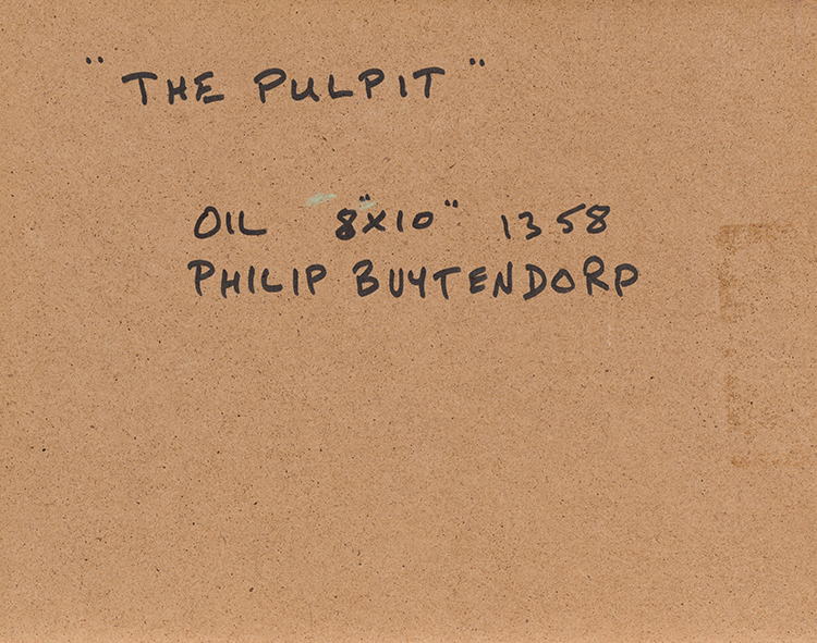 The Pulpit par Phil Buytendorp