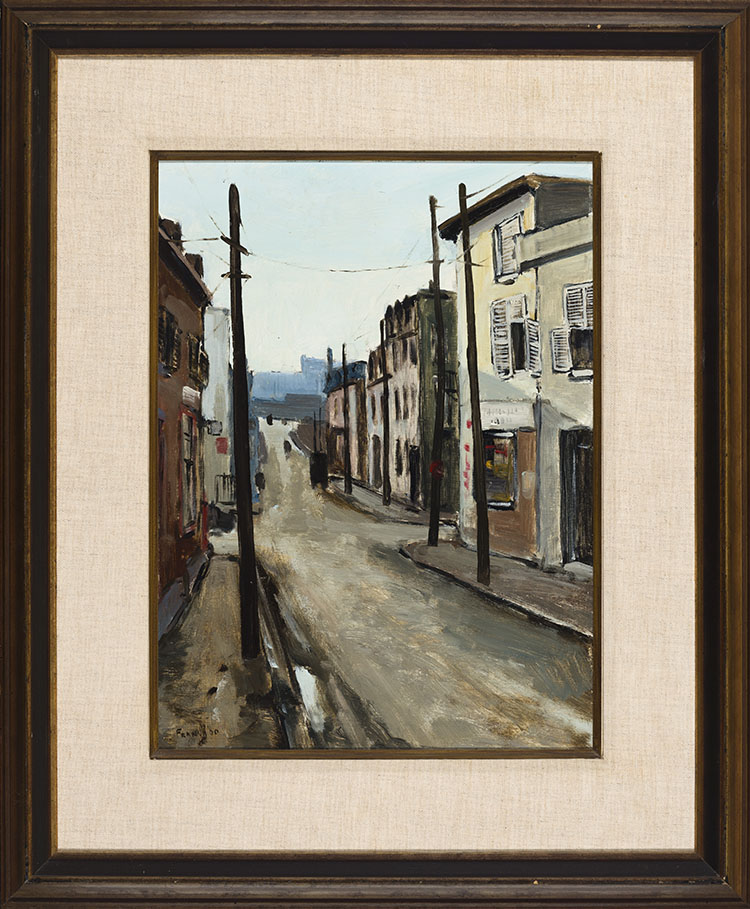 Rue Sanguinet, Montreal by Albert Jacques Franck