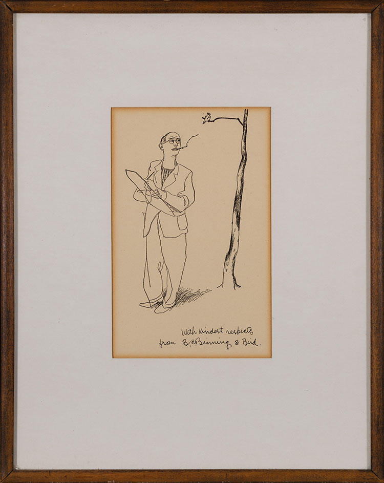 B.C. Binning & Bird - A Self Portrait par Bertram Charles (B.C.) Binning