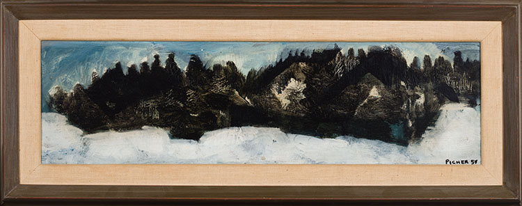 Paysage hivernal by Claude Picher