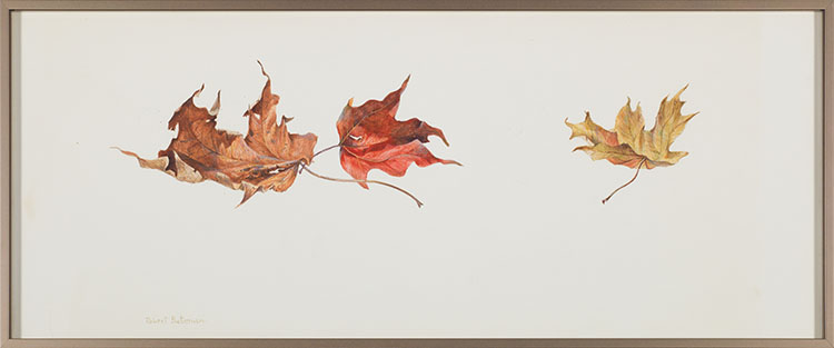 Three Maple Leaves by Robert Bateman