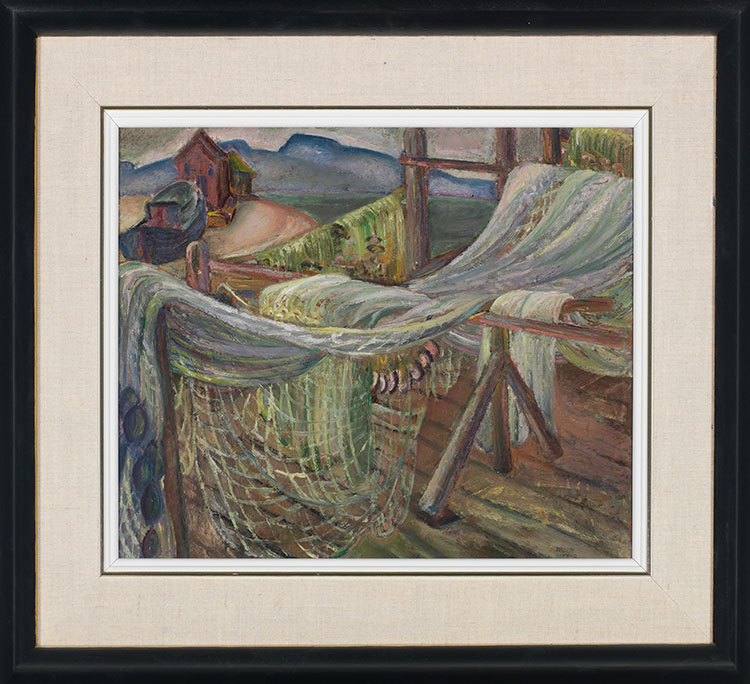Fishing Nets, Steveston par Irene Hoffar Reid
