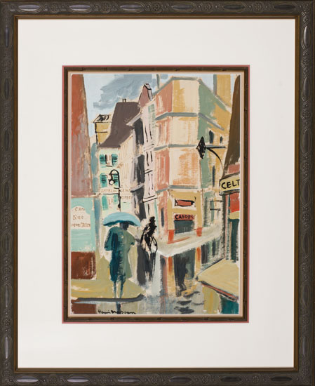 Scène de rue par Henri Leopold Masson