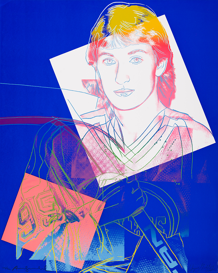 Wayne Gretzky #99 (F. & S. II.306) par Andy Warhol