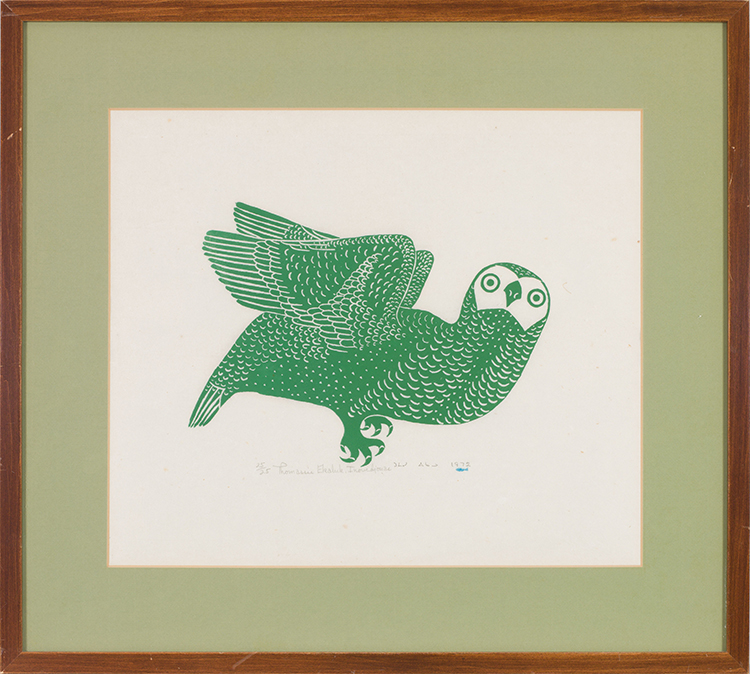 Green Owl by Thomassie Echalook