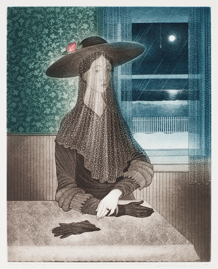 Beautiful Young Mummer in Margaret Feltham's House par David Lloyd Blackwood