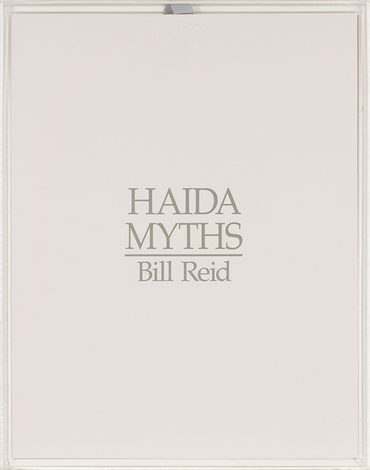 Haida Myths, Bill Reid: A Limited Edition Portfolio Reproduced from Five Bill Reid Pencil Drawings by William Ronald (Bill) Reid