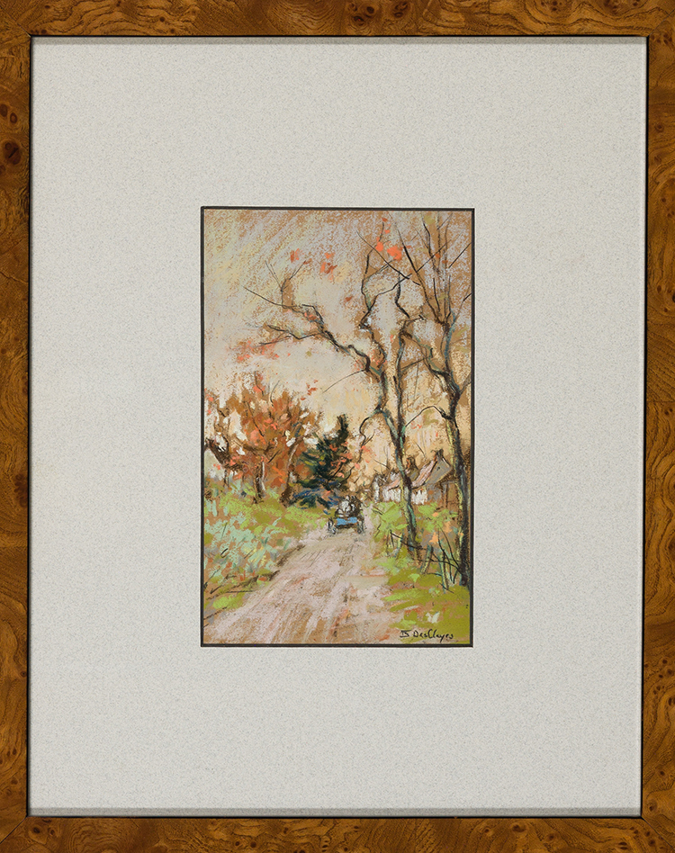 Fall Road by Berthe Des Clayes