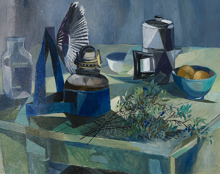 Still Life with Lamp by Betty Roodish Goodwin