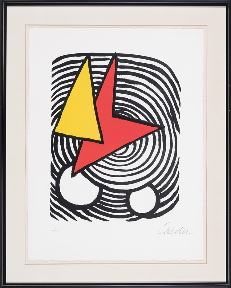 Triangle et quadrilatère par Alexander Calder